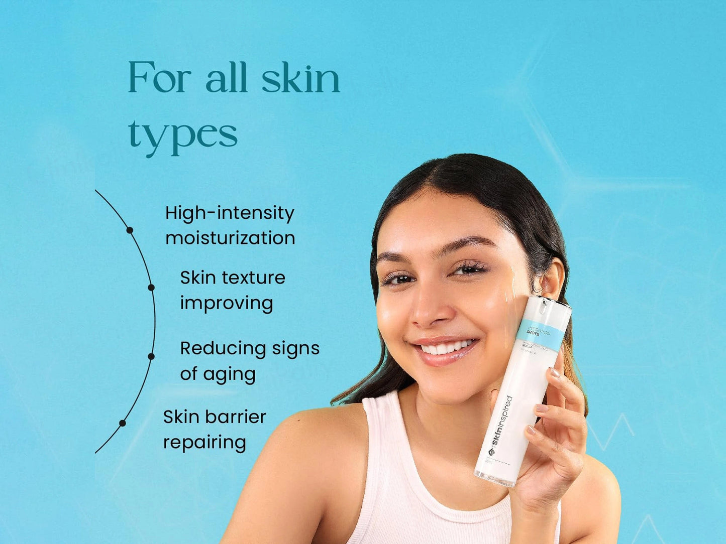 SkinInspired Hydration Shots 2 Percent Hyaluronic Acid Face Serum