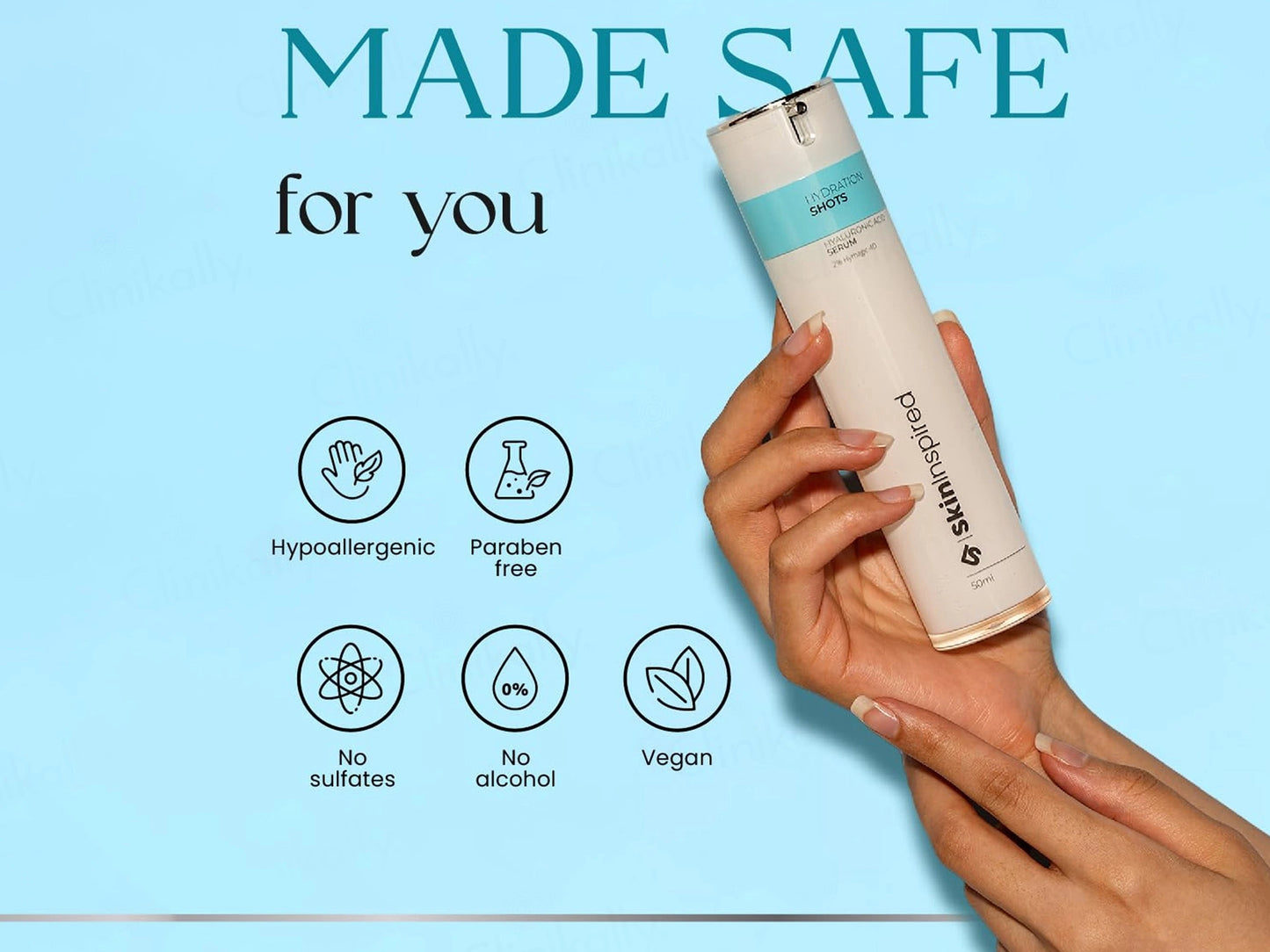 SkinInspired Hydration Shots 2 Percent Hyaluronic Acid Face Serum