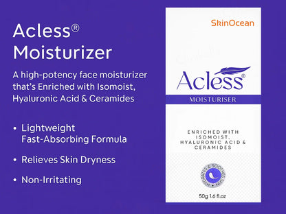 SkinOcean Acless Ceramides and  Hyaluronic Acid Moisturiser
