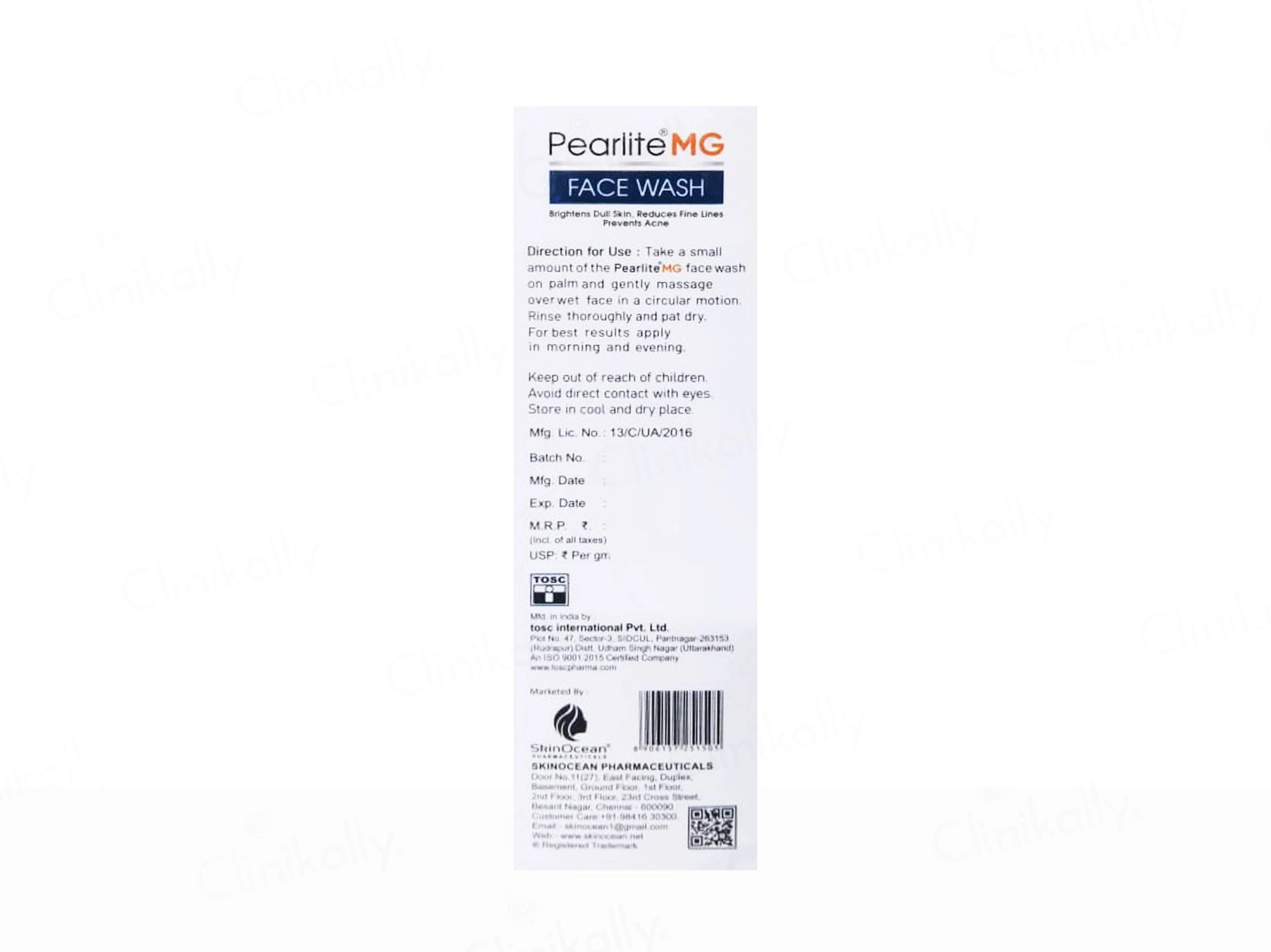 SkinOcean Pearlite MG Face Wash