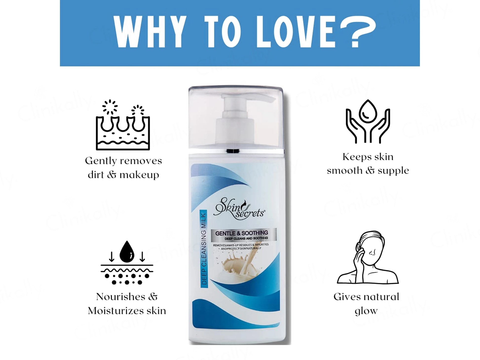 Skin Secrets Gentle and  Soothing Deep Cleansing Milk