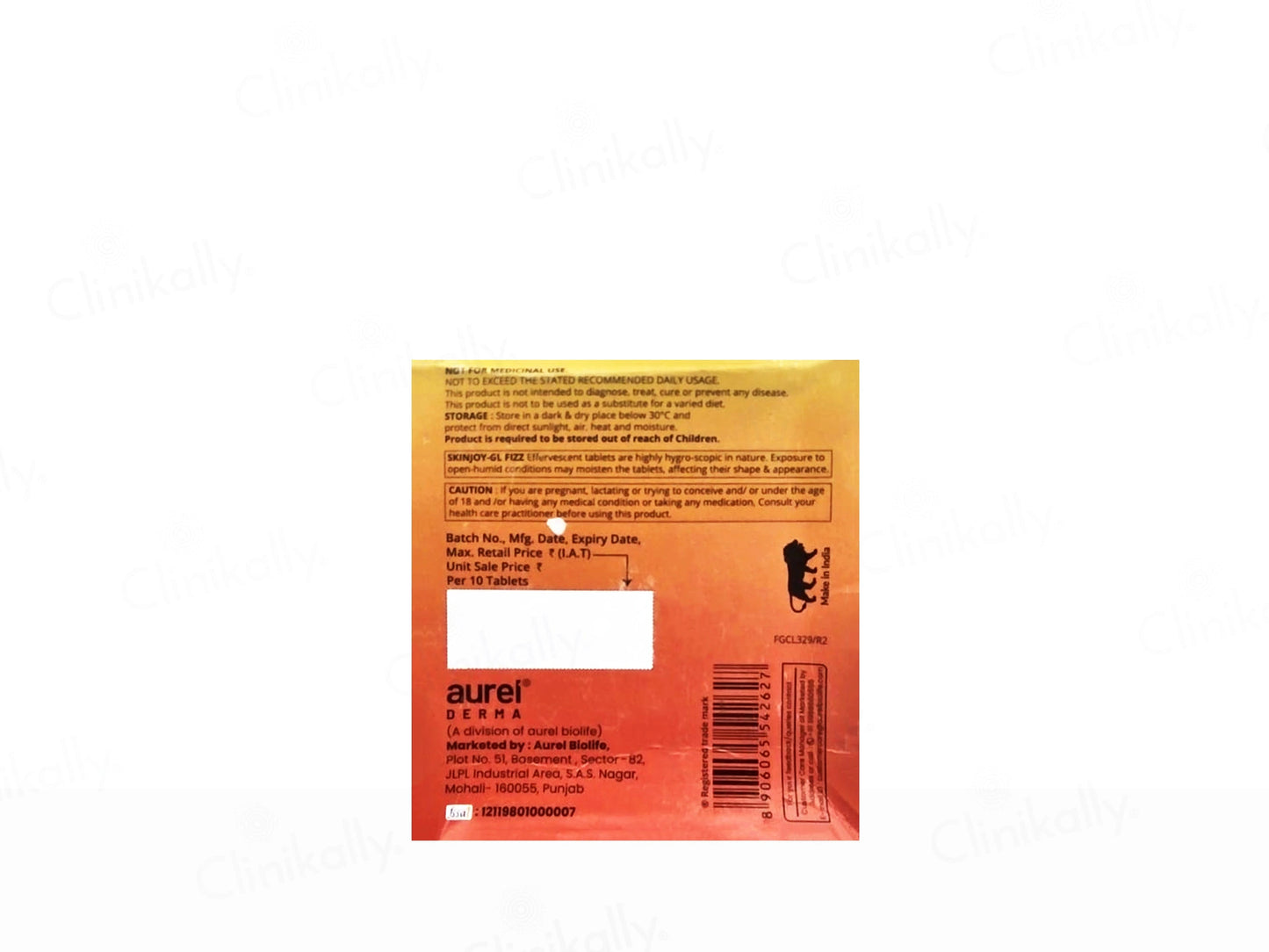 Skinjoy-GL Fizz Effervescent Tablet