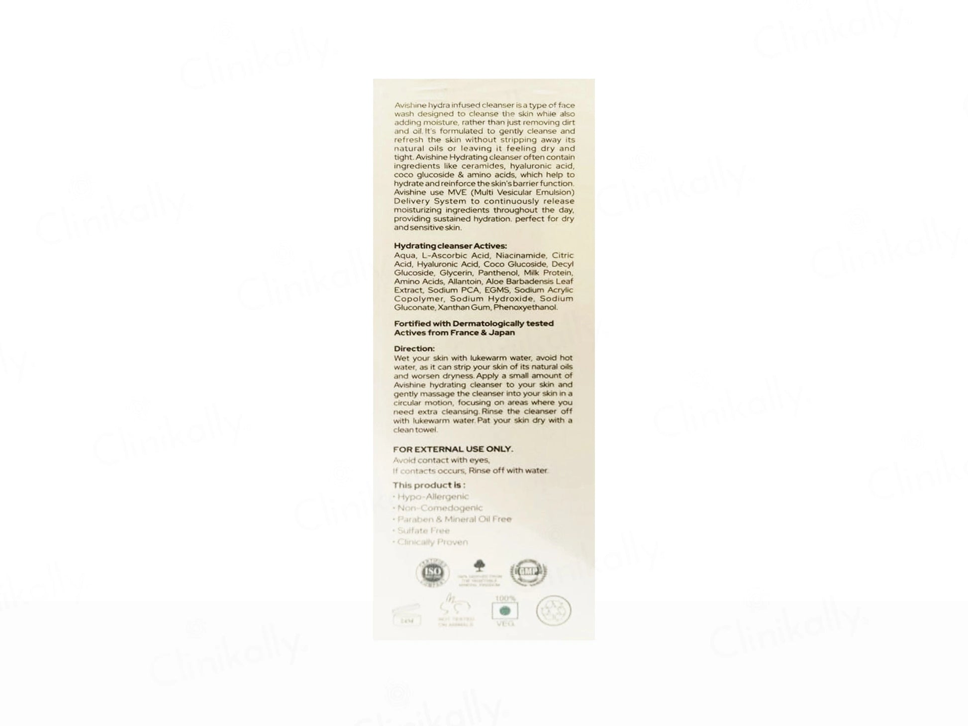 Skinmedis Avishine Hydra Infused Brighten  Hydrate Foaming Cleanser