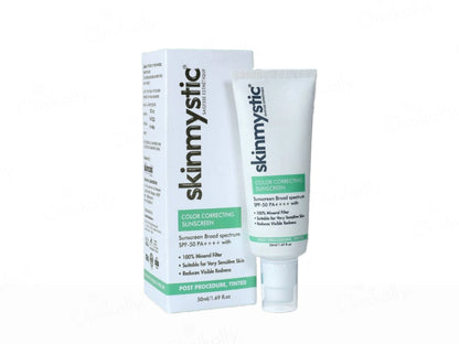 Skinmystic Color Correcting Post Procedure Tinted Sunscreen SPF 50 PA