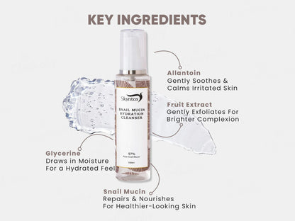 Skyntox 97 Percent Pure Snail Mucin Hydration Cleanser