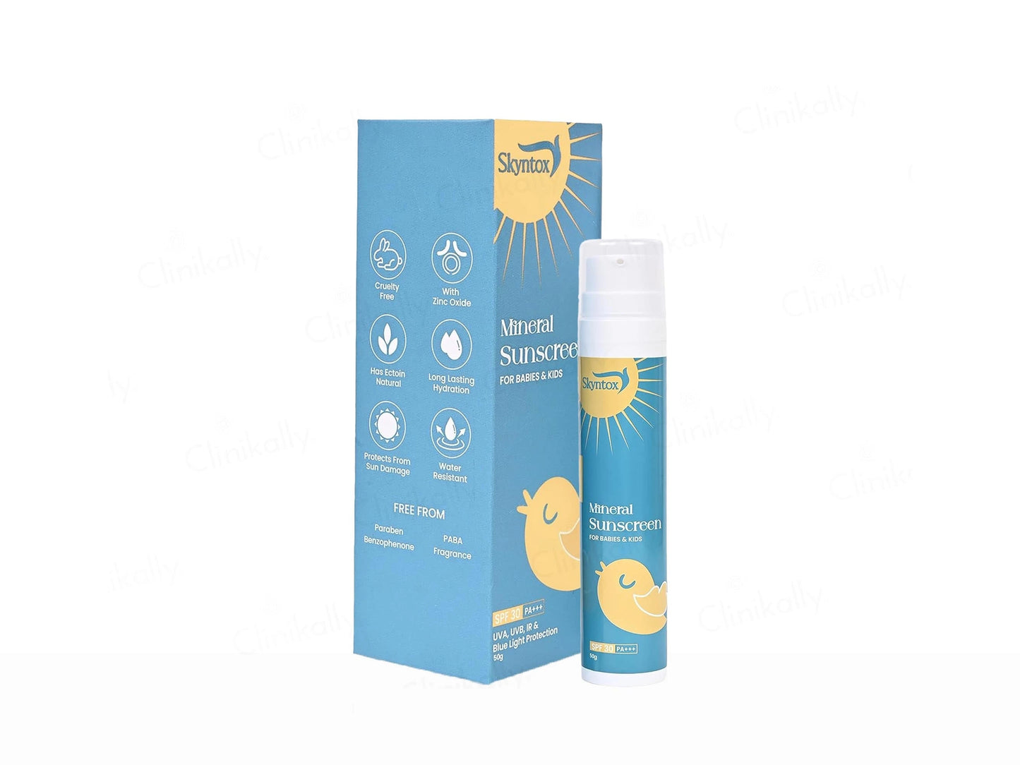 Skyntox Mineral Sunscreen For Babies and  Kids SPF 30 PA