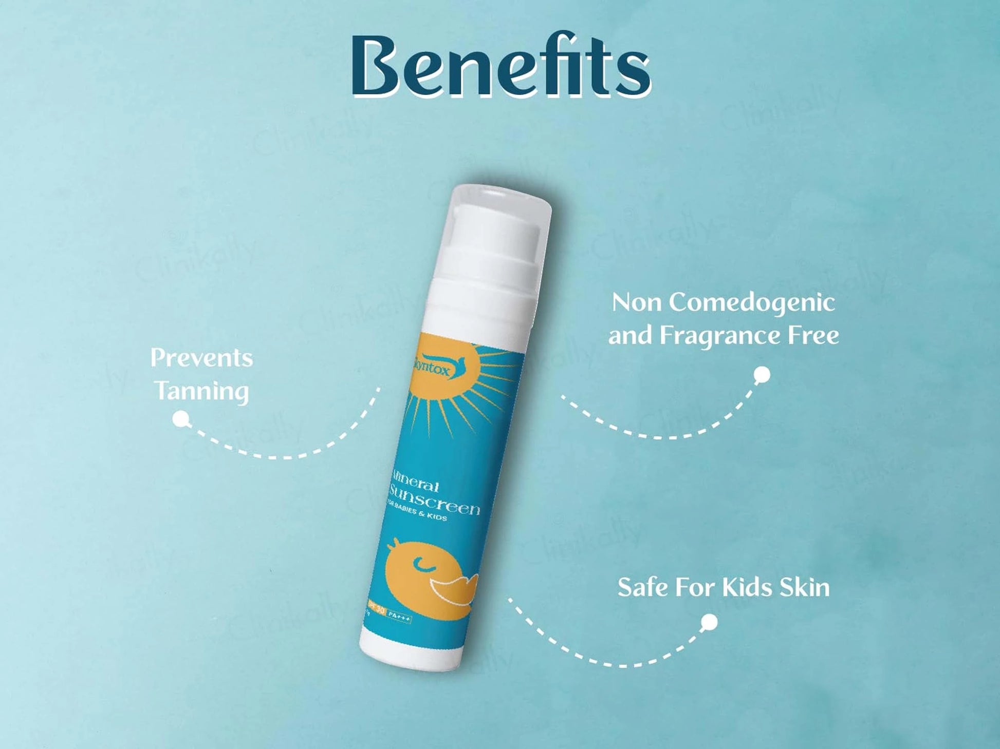 Skyntox Mineral Sunscreen For Babies and  Kids SPF 30 PA