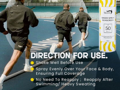 Skyntox Sheer Spray Sunscreen SPF 50 PA