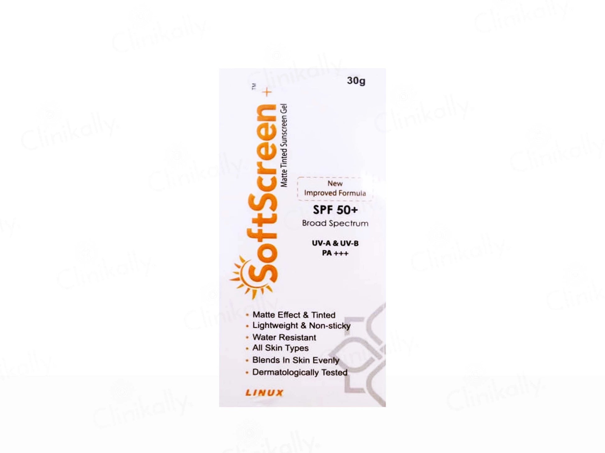 Softscreen Matte Tinted Sunscreen Gel SPF 50 PA