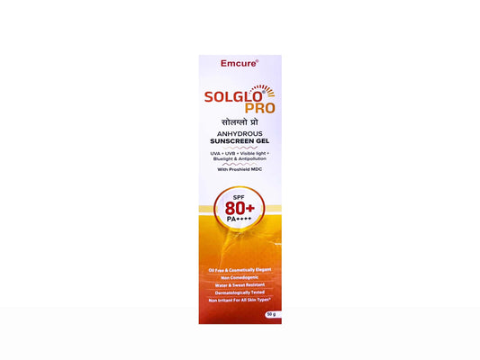 Solglo Pro Anhydrous Sunscreen Gel SPF 80 PA