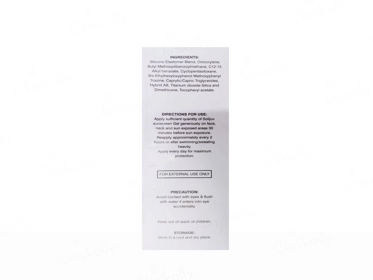 Solijuv Superior Sunscreen Gel SPF 50 PA