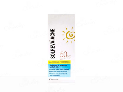 Solreva-Acne Sunscreen SPF 50 PA