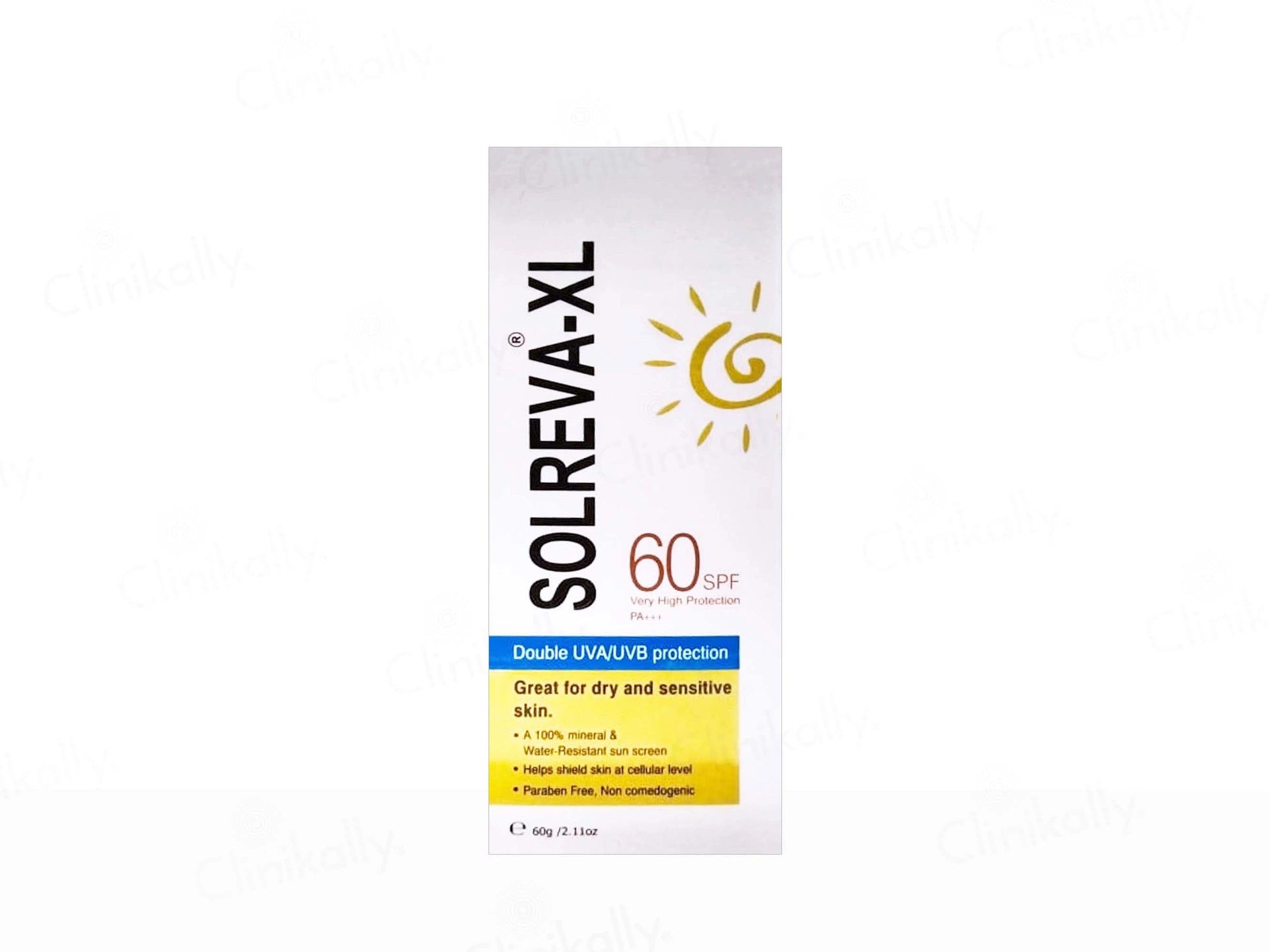 Solreva-XL Physical Sunscreen SPF 60 PA