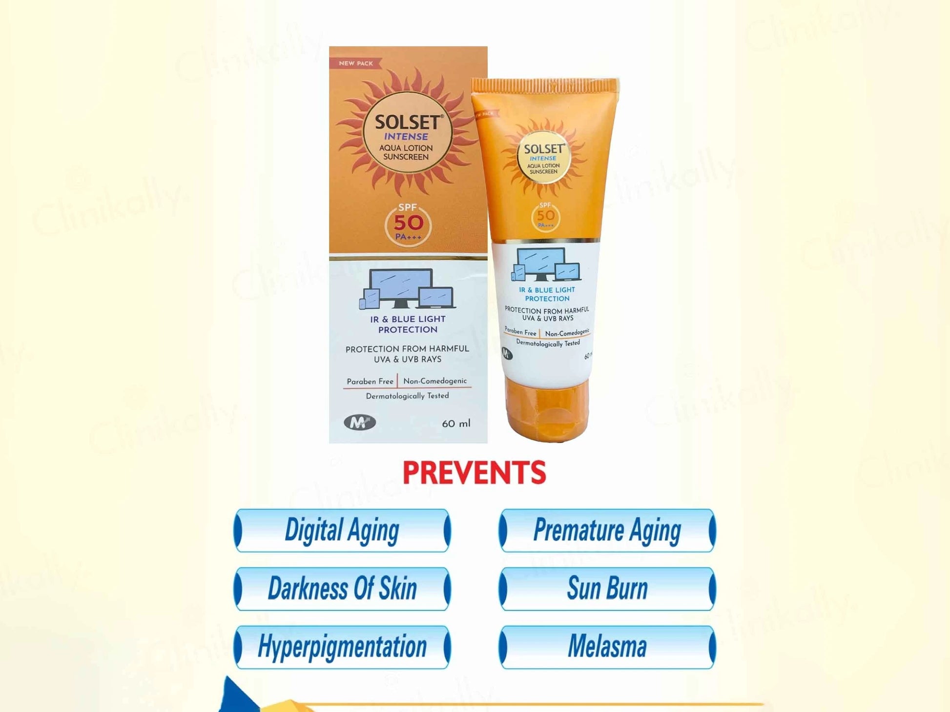 Solset Intense Aqua Lotion Sunscreen SPF 50 PA