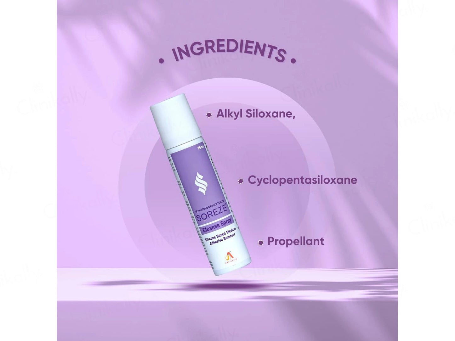 Soreze Cleanse Medical Adhesive Remover Spray