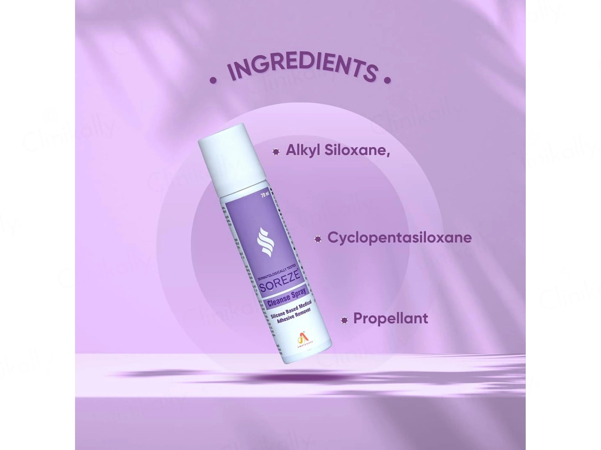 Soreze Cleanse Medical Adhesive Remover Spray