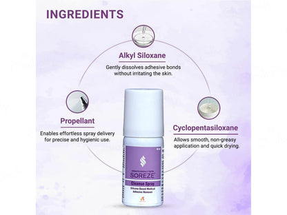 Soreze Cleanse Medical Adhesive Remover Spray