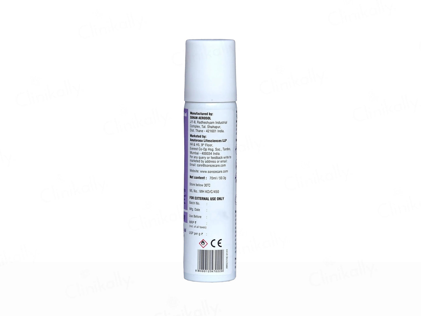 Soreze Cleanse Medical Adhesive Remover Spray