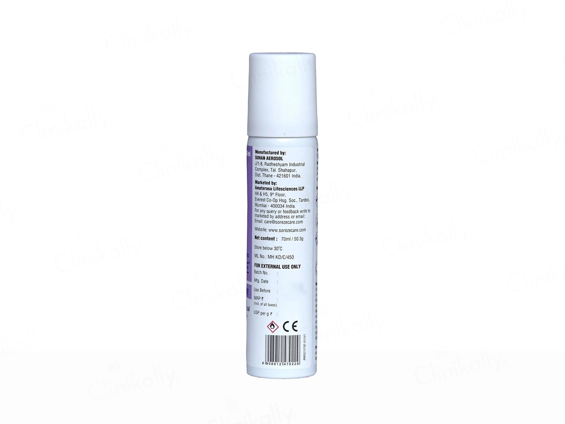 Soreze Cleanse Medical Adhesive Remover Spray