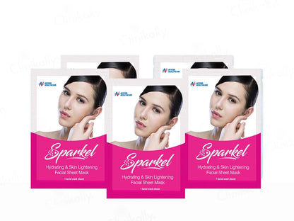 Sparkel Hydrating and  Skin Lightening Facial Sheet Mask