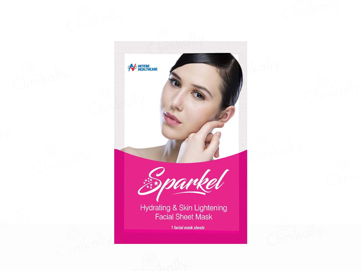 Sparkel Hydrating and  Skin Lightening Facial Sheet Mask