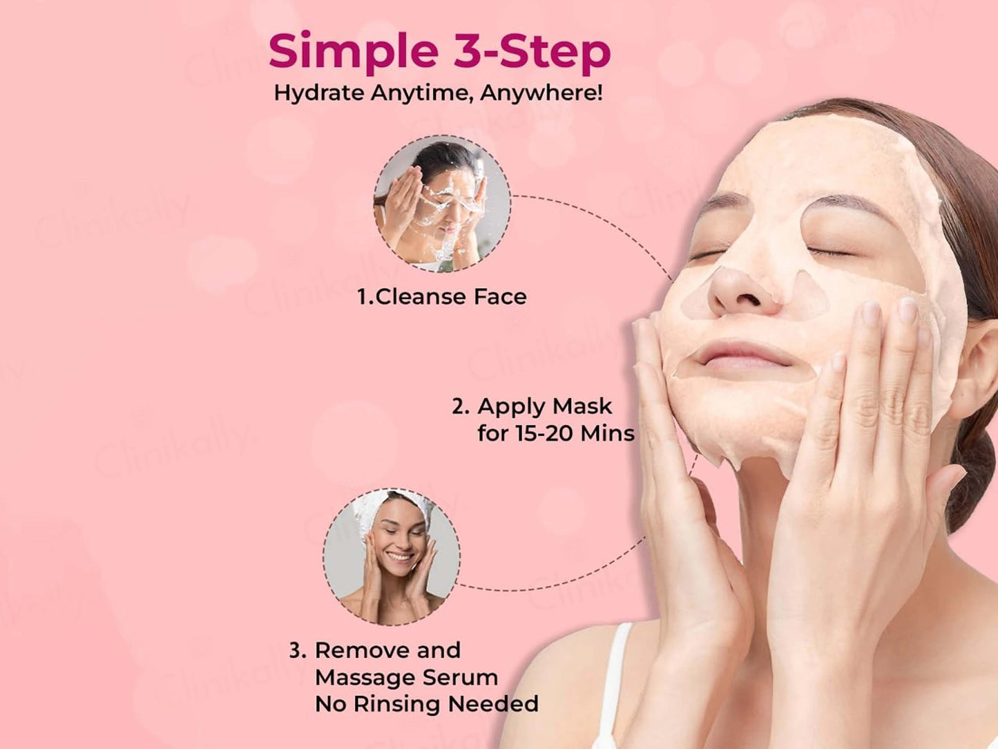 Sparkel Hydrating and  Skin Lightening Facial Sheet Mask