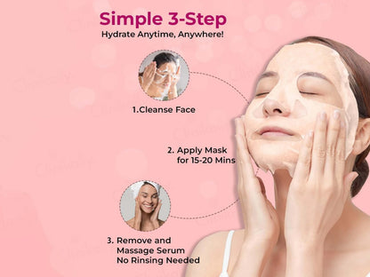 Sparkel Hydrating and  Skin Lightening Facial Sheet Mask