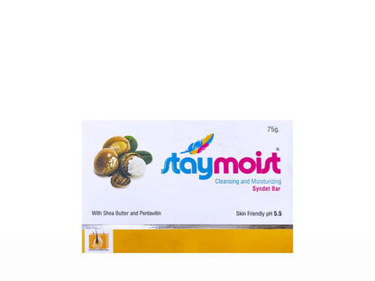 Staymoist Cleansing and  Moisturizing Syndet Bar