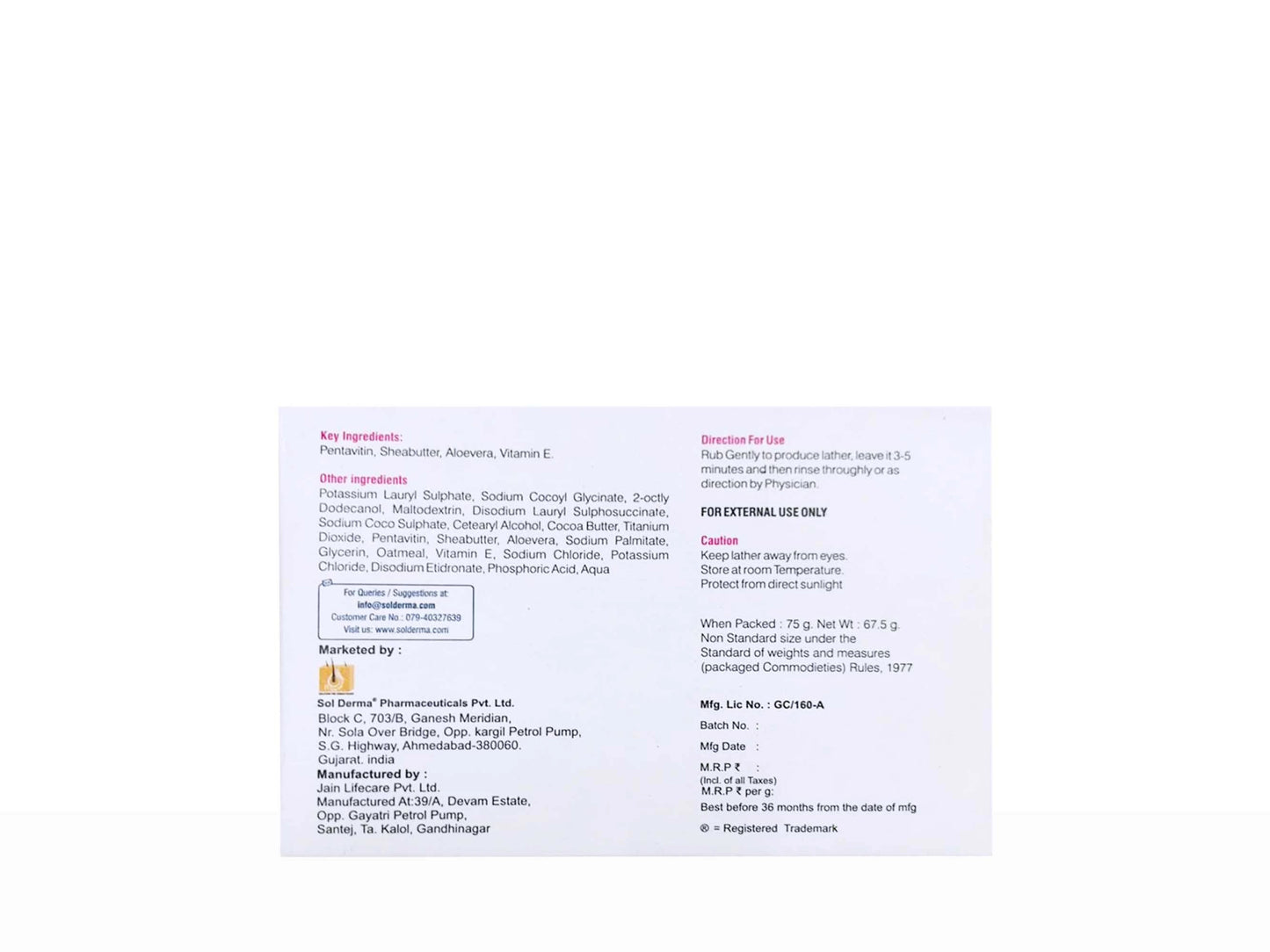 Staymoist Cleansing and  Moisturizing Syndet Bar