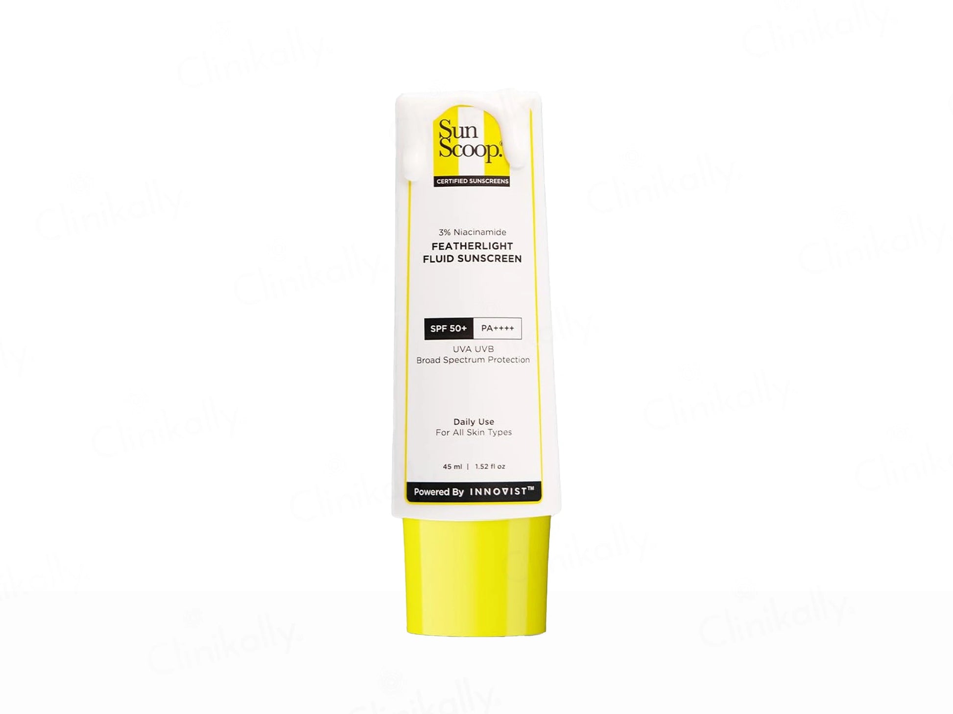 Sun Scoop 3 Percent Niacinamide Featherlight Fluid Sunscreen SPF 50 PA