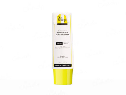Sun Scoop 3 Percent Niacinamide Featherlight Fluid Sunscreen SPF 50 PA