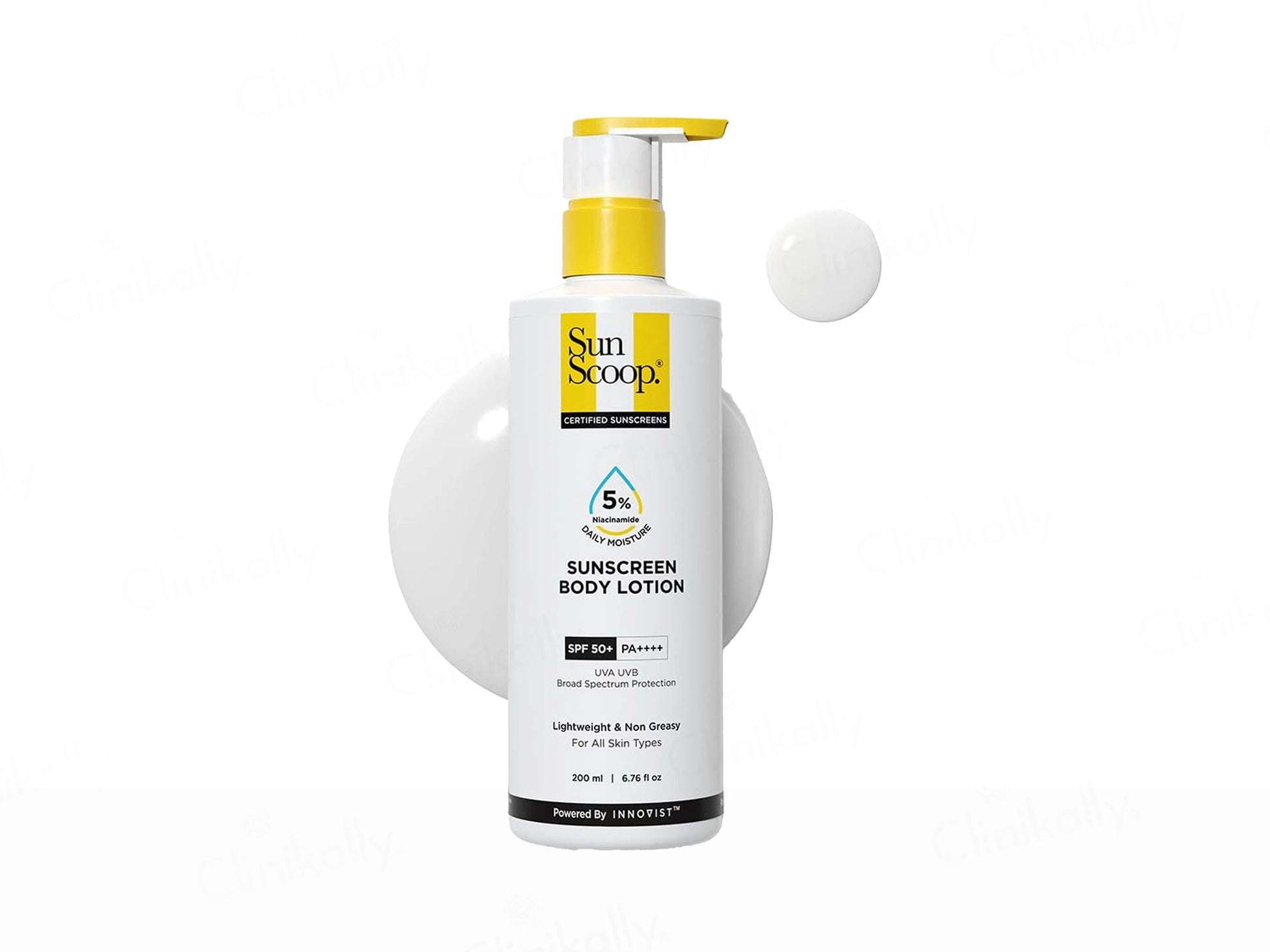 Sun Scoop 5 Percent Niacinamide Sunscreen Body Lotion SPF 50 PA