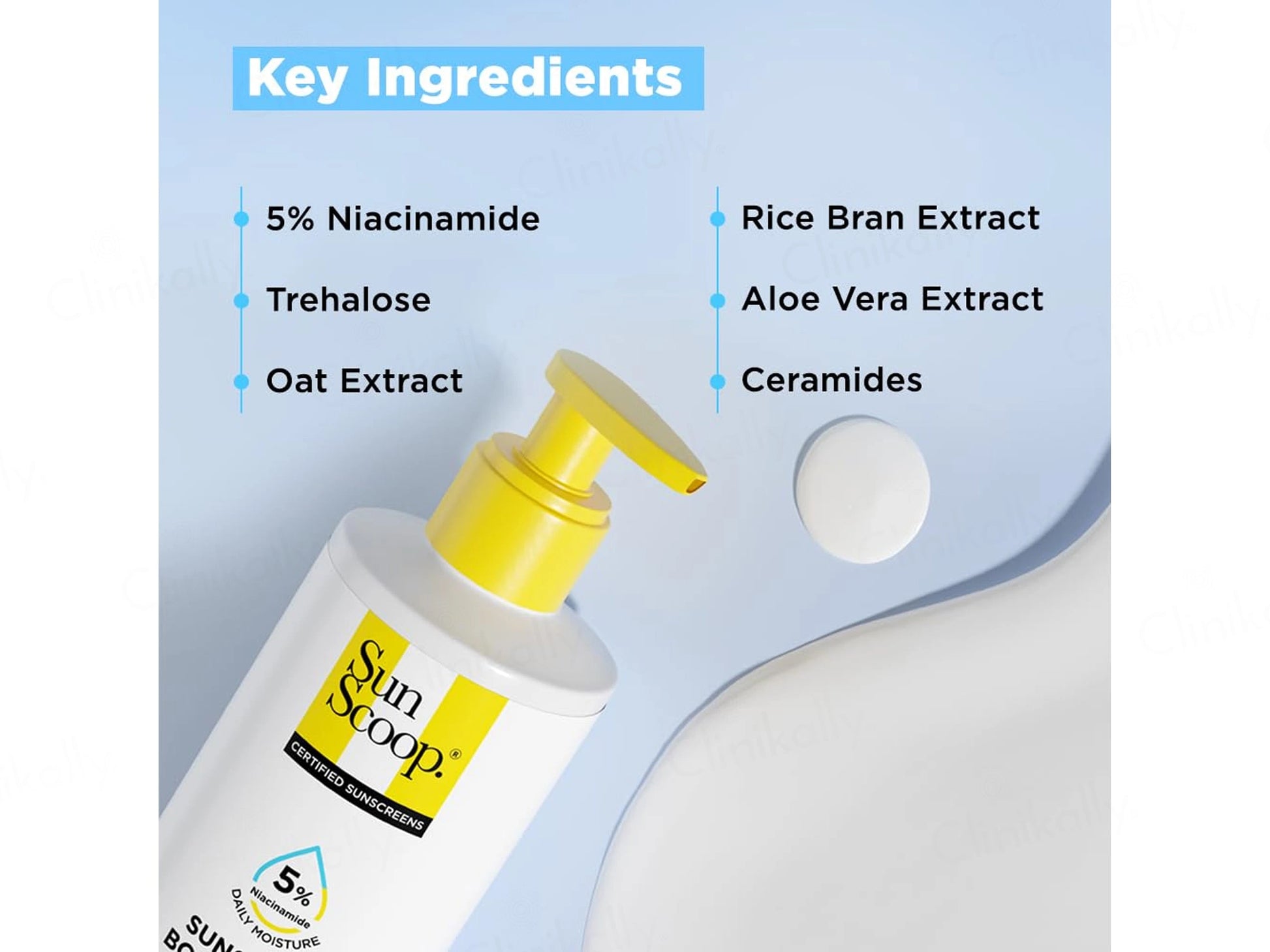 Sun Scoop 5 Percent Niacinamide Sunscreen Body Lotion SPF 50 PA