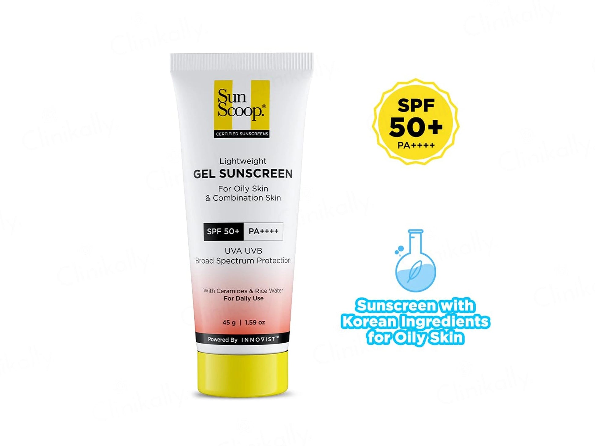 Sun Scoop Lightweight Gel Sunscreen SPF 50 PA