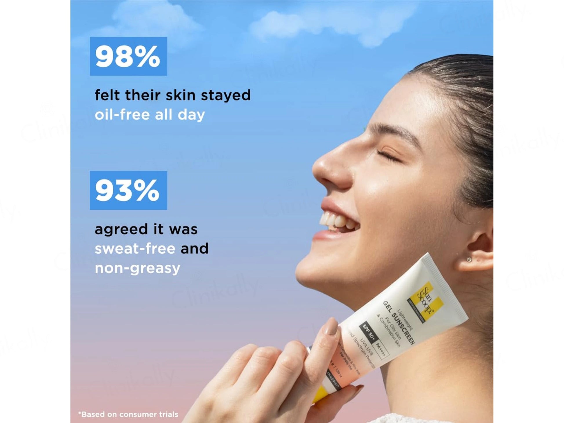 Sun Scoop Lightweight Gel Sunscreen SPF 50 PA