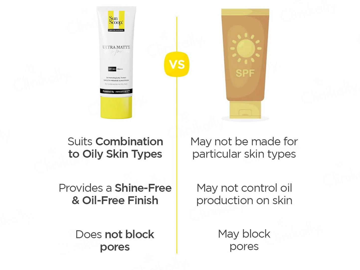 Sun Scoop Ultra Matte Dry Touch Sunscreen SPF 50 PA