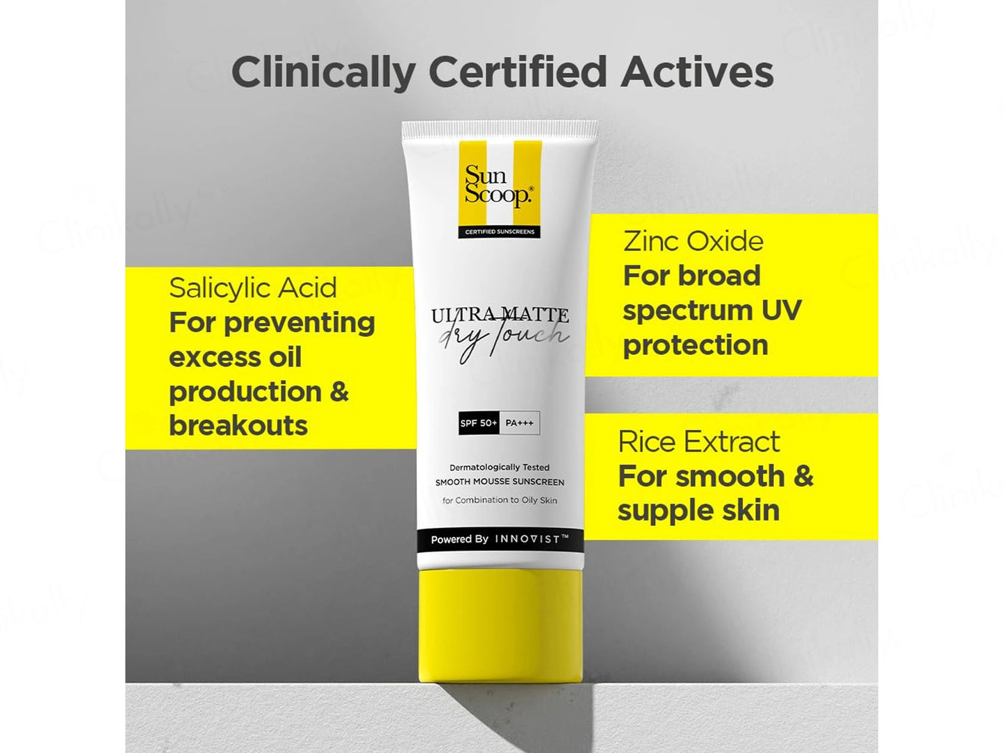 Sun Scoop Ultra Matte Dry Touch Sunscreen SPF 50 PA
