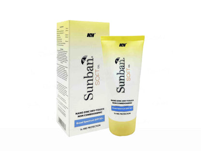 Sunban Soft Gel Nano Zinc Dry-Touch Sunscreen SPF 50