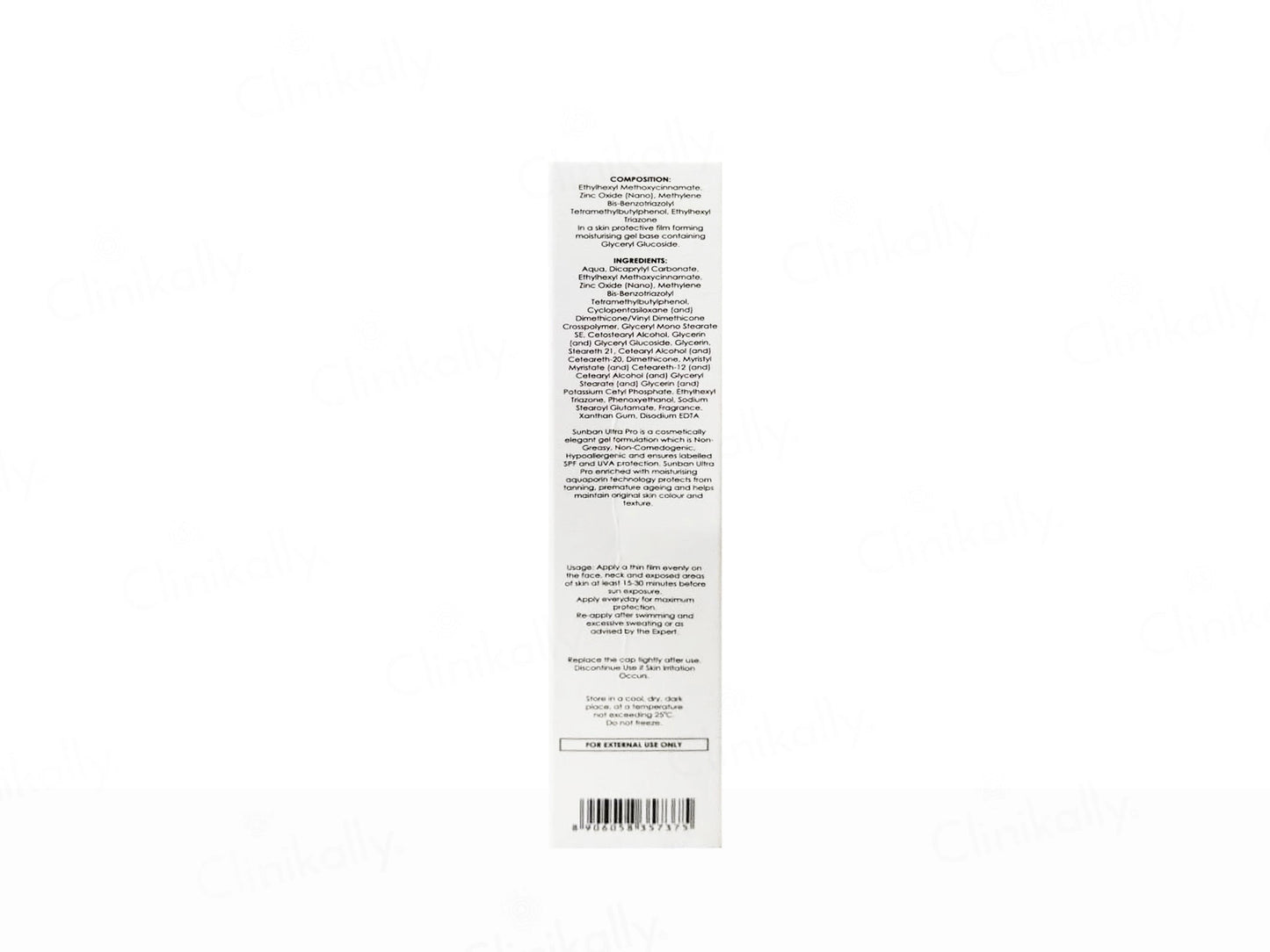 Sunban Ultra Pro Gel Nano Zinc Sunscreen SPF 35 PA