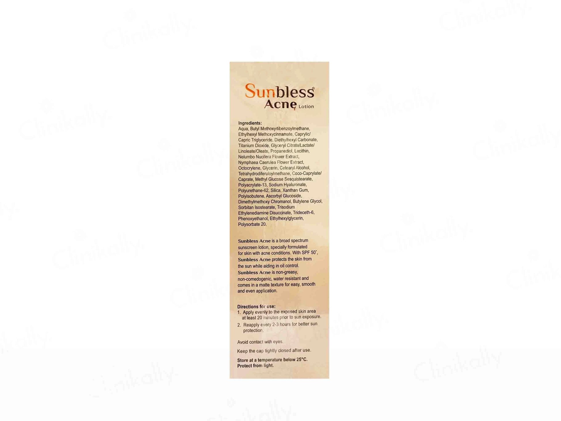 Sunbless Acne Lotion SPF 50 PA