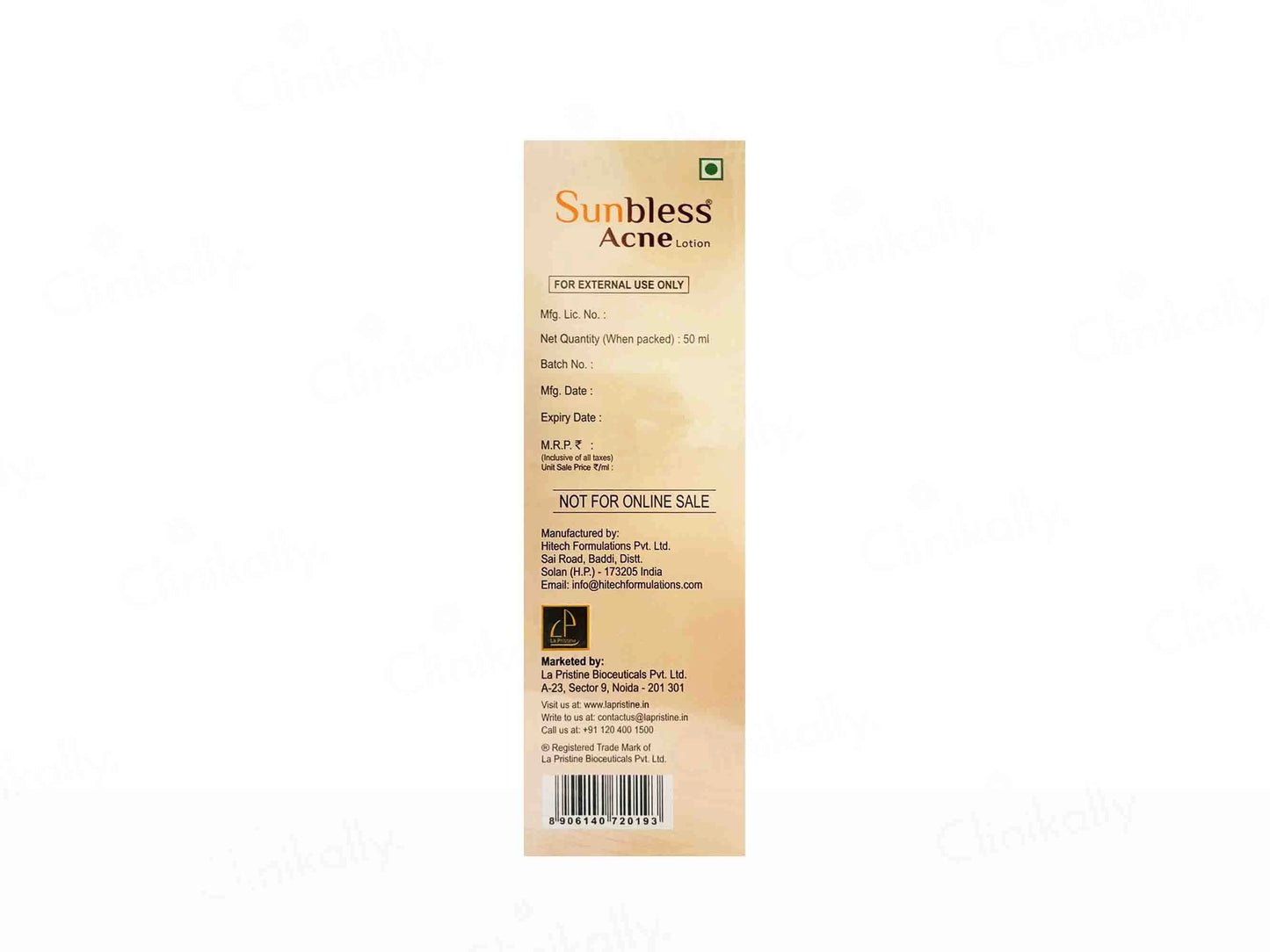 Sunbless Acne Lotion SPF 50 PA