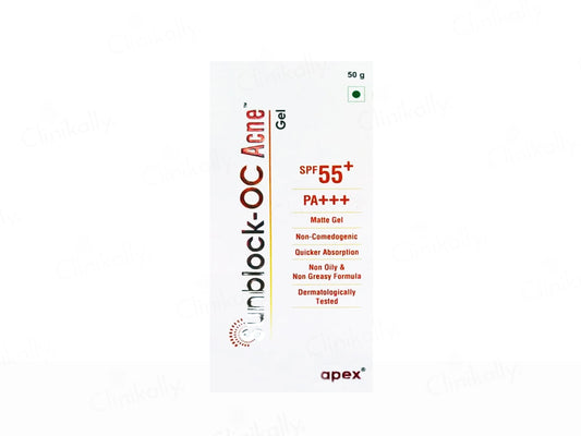 Sunblock-OC Acne Matte Sunscreen Gel SPF 55 PA