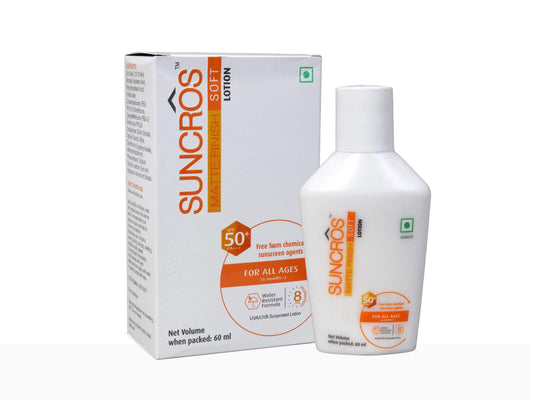 Suncros Matte Finish Soft Lotion SPF 50 PA