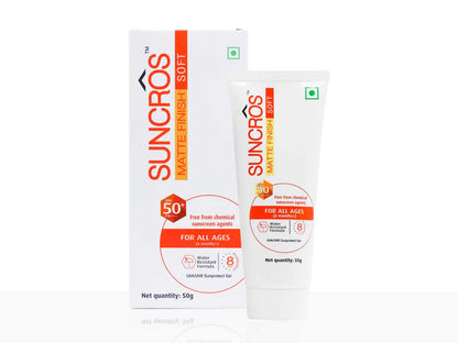 Suncros Matte Finish Soft SPF 50