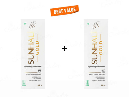 Sunhalt Gold Hydrating Sunscreen SPF 50 PA