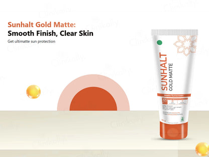 Sunhalt Gold Matte Sunscreen SPF 90 PA