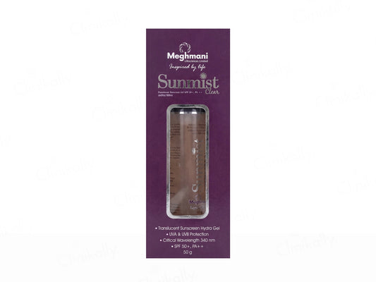 Sunmist Clear Translucent Sunscreen Gel SPF 50 PA