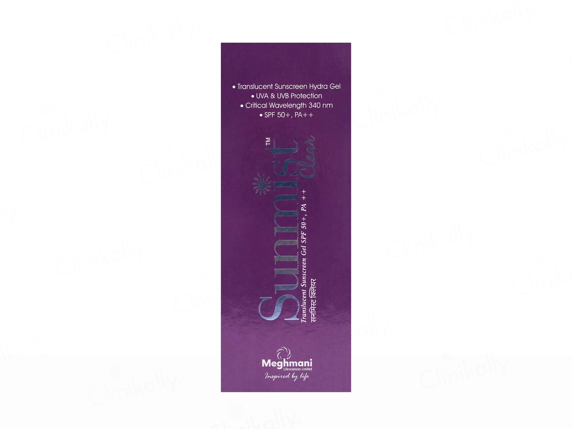 Sunmist Clear Translucent Sunscreen Gel SPF 50 PA