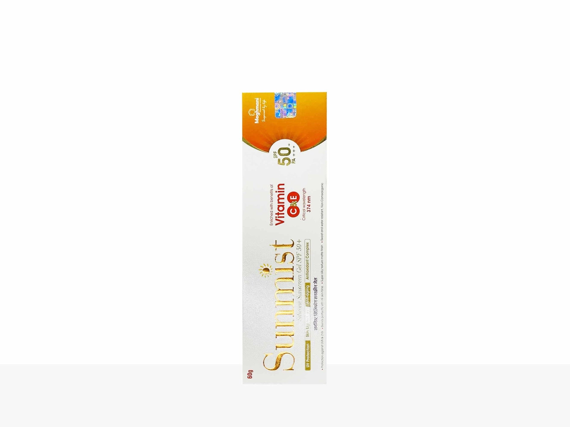 Sunmist Silicone Sunscreen Gel SPF 50 PA