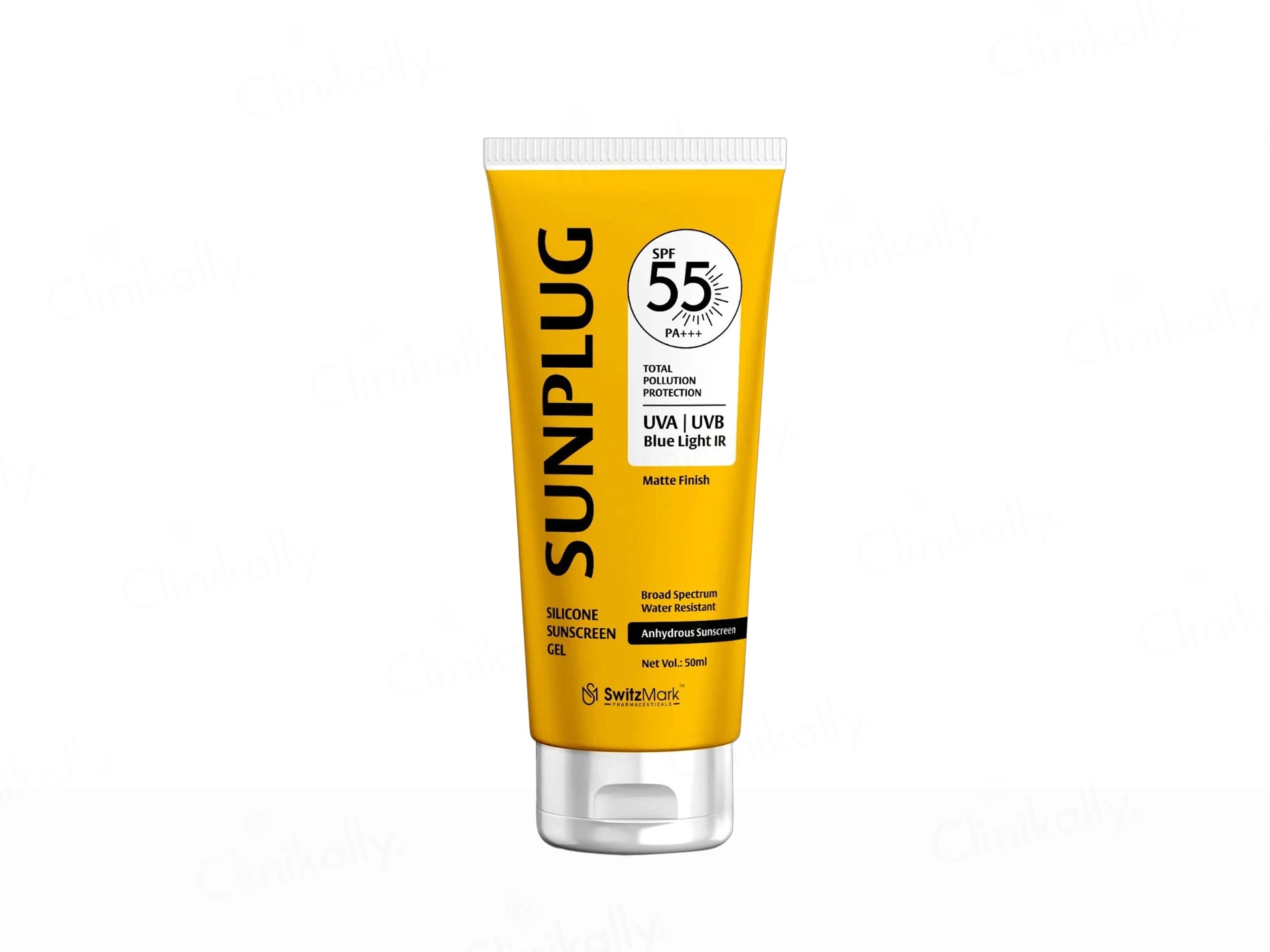 Sunplug Silicone Anhydrous Matte Finish Sunscreen Gel SPF 55 PA